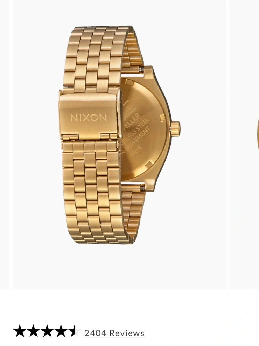Nixon Gold-Tone Men's Bracelet Watch
